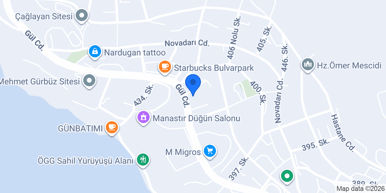 CAFE MANASTIR konumu