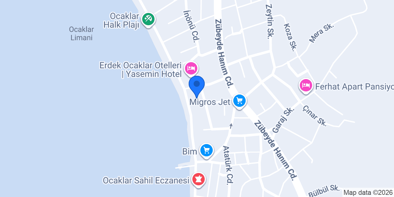 Ocaklar Anı Apart Otel / Pansiyon konumu