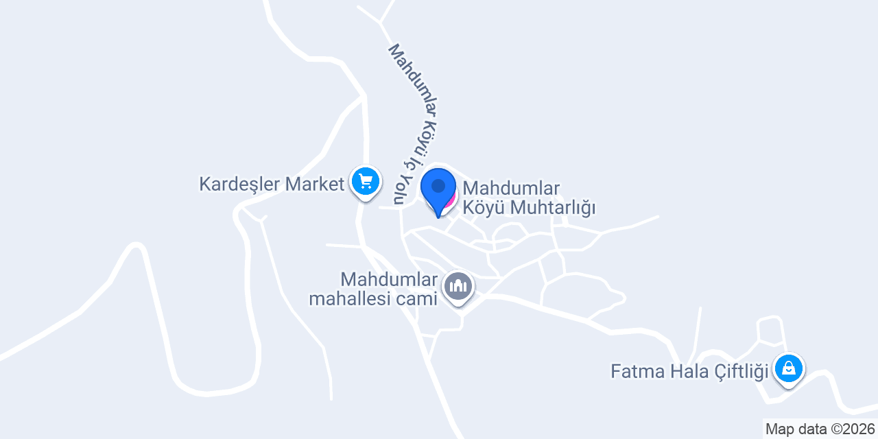 Mahdumlar Köyü Muhtarlığı konumu