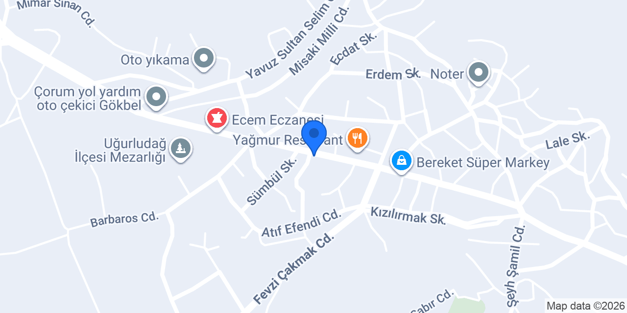 Mevlana Ekmek Fırnı konumu
