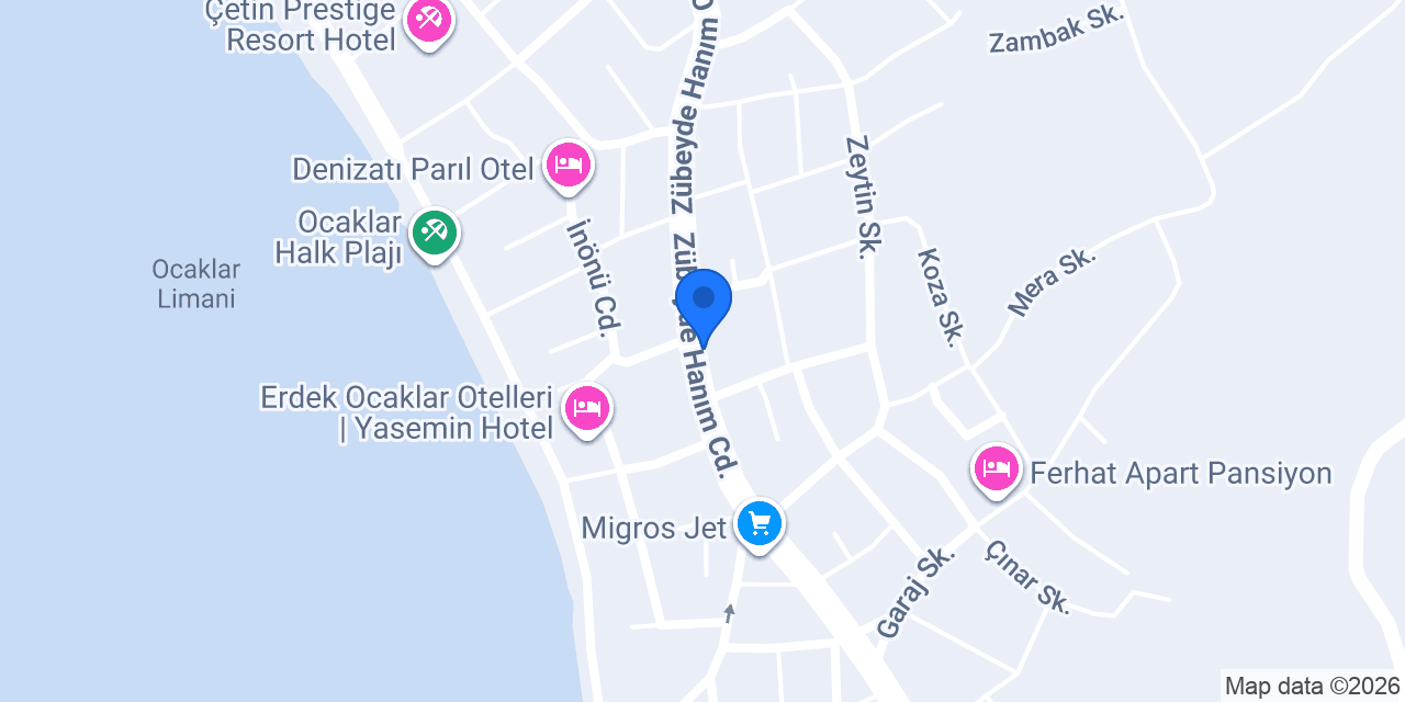 ŞAHSER AQUA APART OTEL konumu