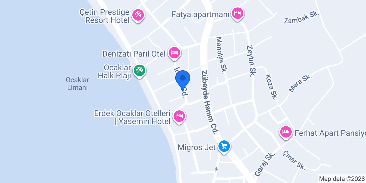 Ezgi Pansiyon konumu