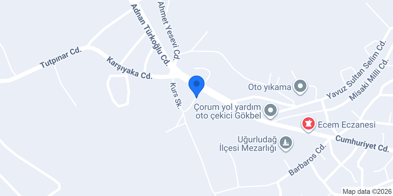 Mert Tepe Etüt Eğitim Merkezi konumu