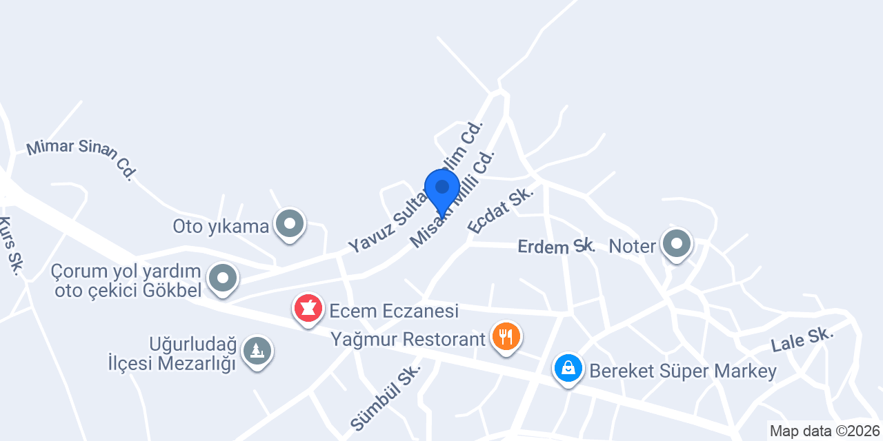 UĞURLUDAĞ KİDAY EMLAK konumu