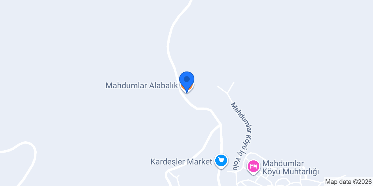 Mahdumlar Alabalık konumu
