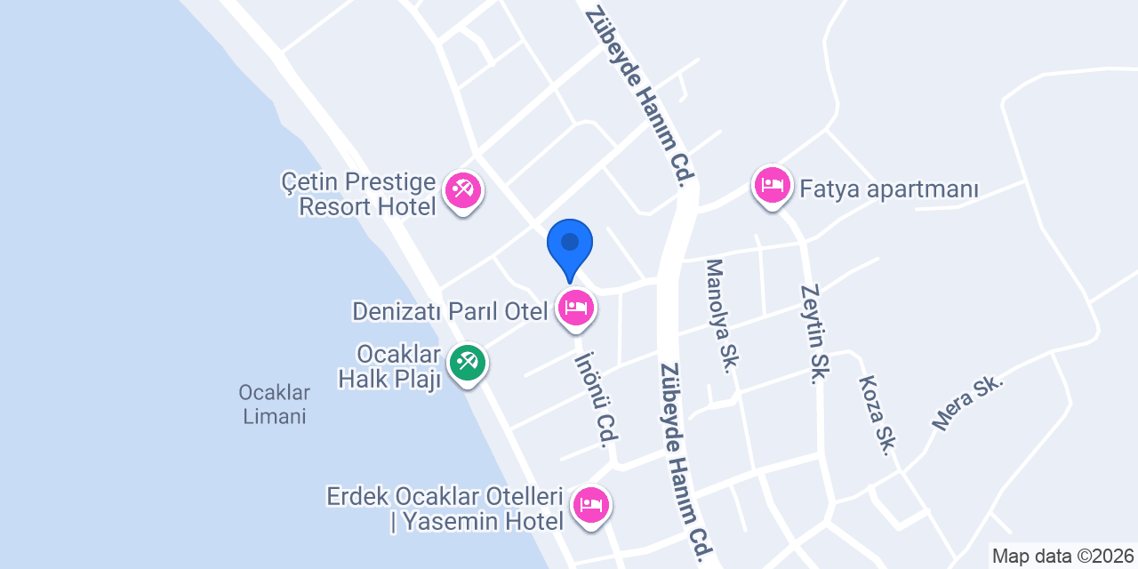 Binyıldız Apart Otel konumu