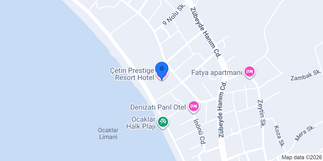 Çetin Prestige Resort Hotel konumu