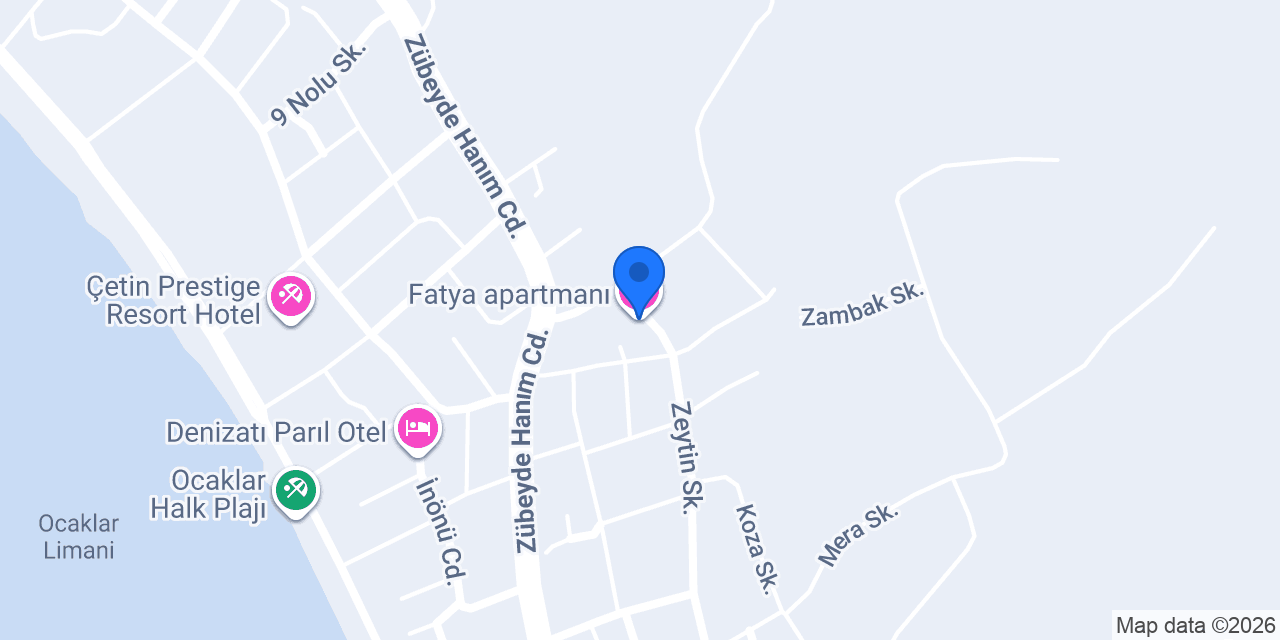 Fatya apartmanı konumu