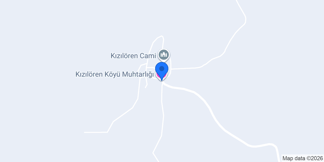 Kızılören Köyü Muhtarlığı konumu