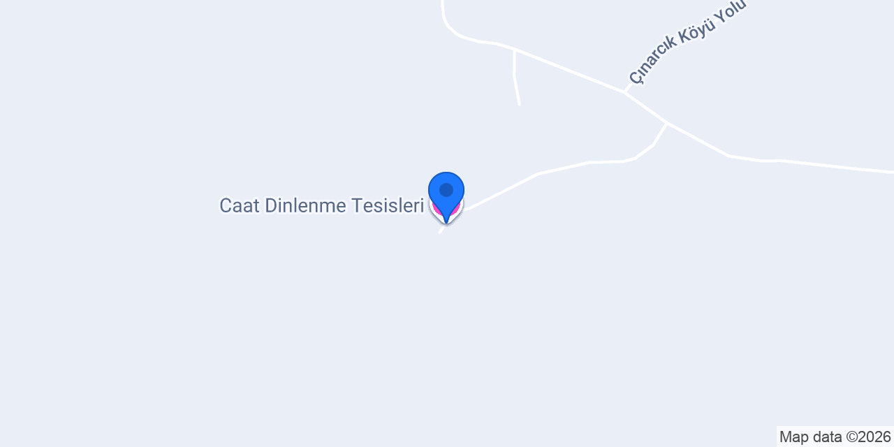 Caat Dinlenme Tesisleri. konumu