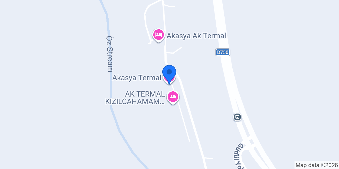 Akasya Termal konumu