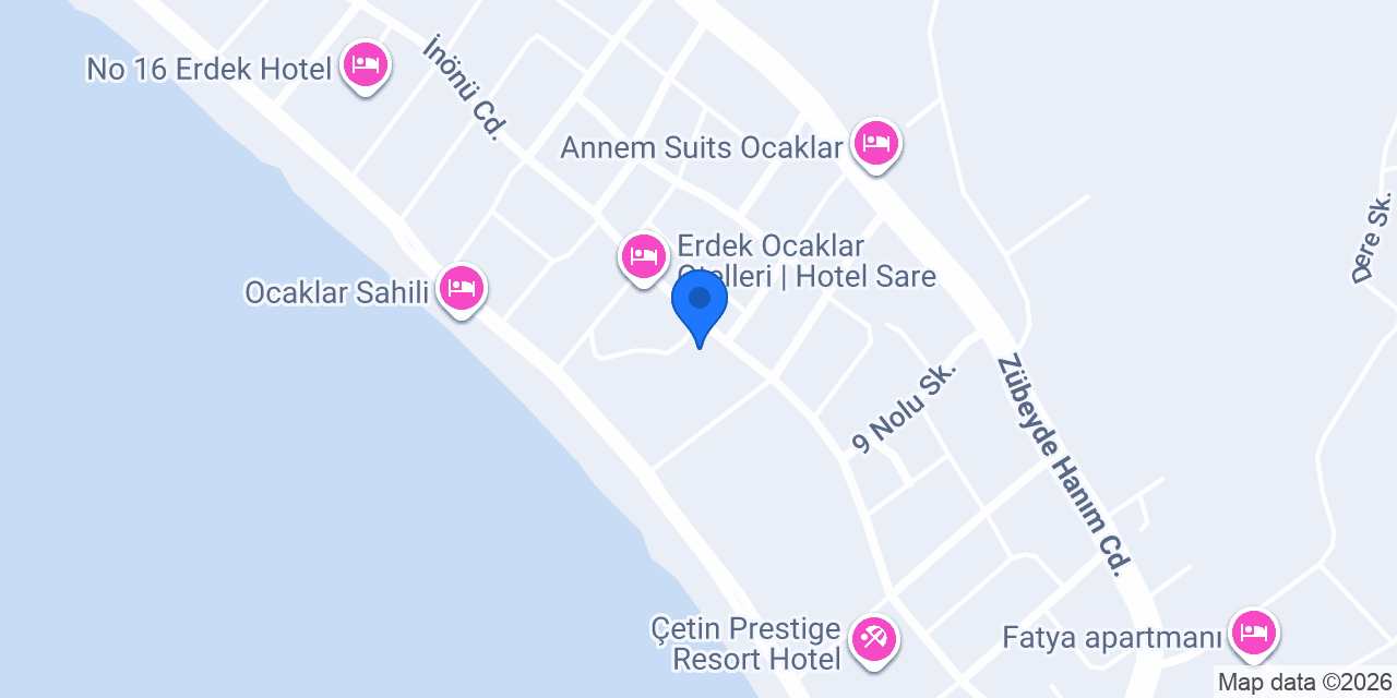 Oya Apart Otel Ocaklar/Erdek konumu