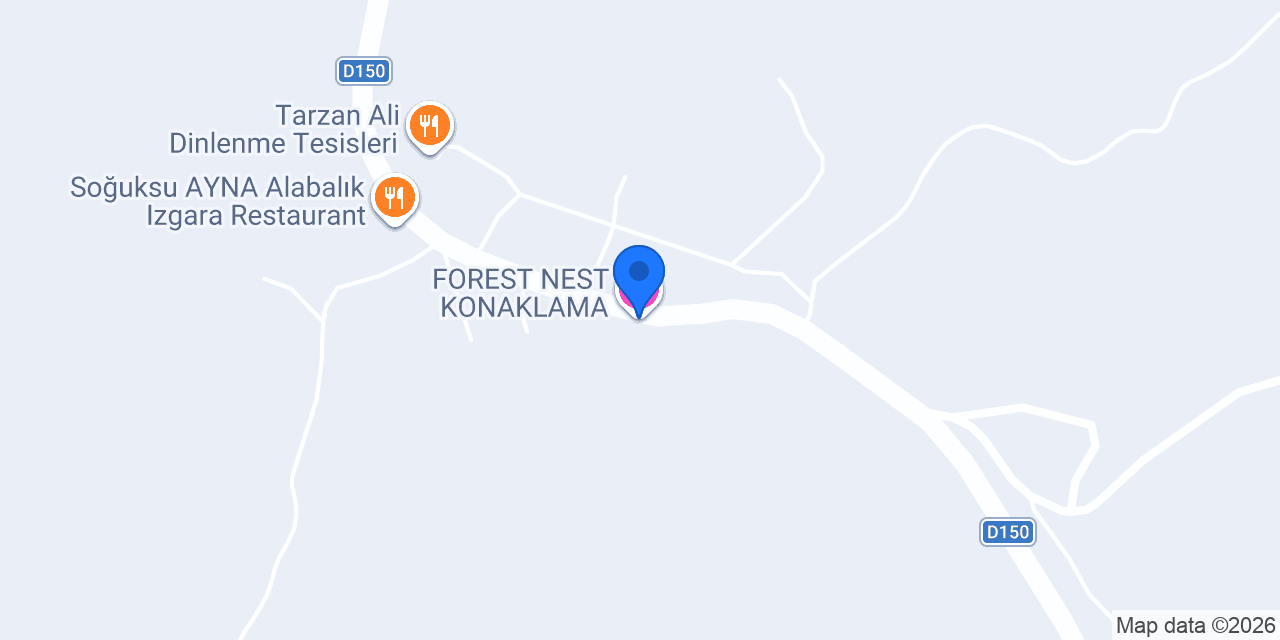 FOREST NEST KONAKLAMA konumu