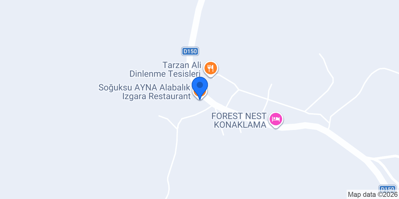 Soğuksu AYNA Alabalık Izgara Restaurant konumu