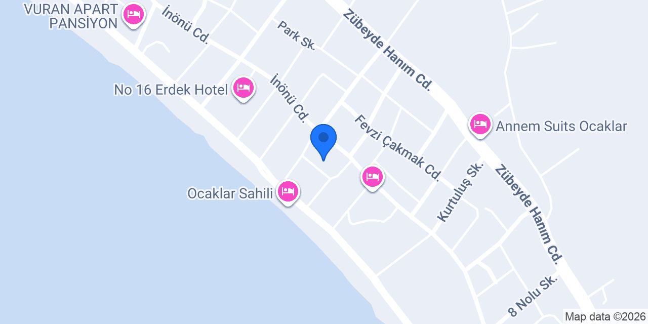 Seden Apart pansiyon konumu