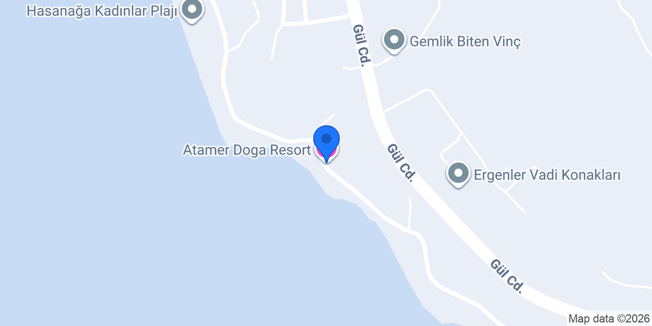Atamer Doga Resort konumu