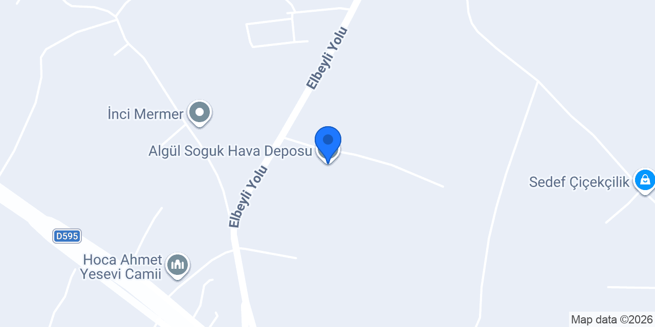 Algül Soguk Hava Deposu konumu