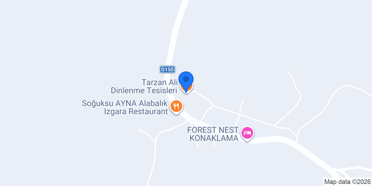 Tarzan Ali Dinlenme Tesisleri konumu