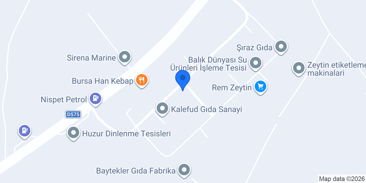 Sezgin Sayar Gıda konumu