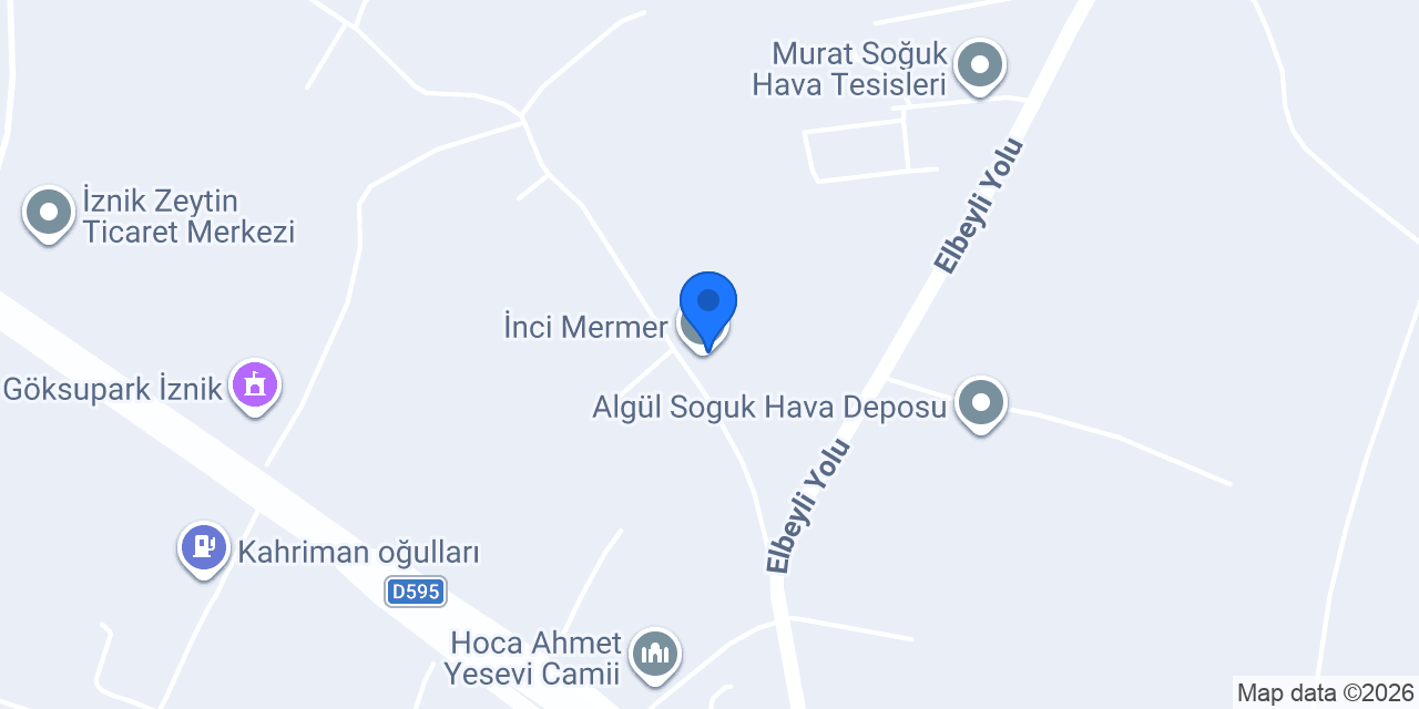 İnci Mermer konumu