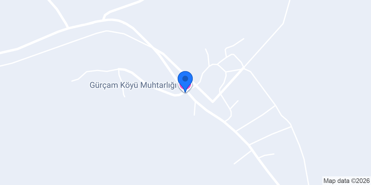 Gürçam Köyü Muhtarlığı konumu