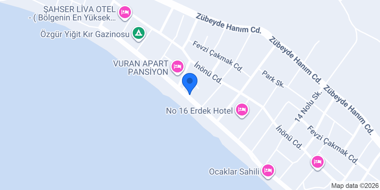 Karataş Beach Ocaklar - Kafe&Nargile&Bar konumu