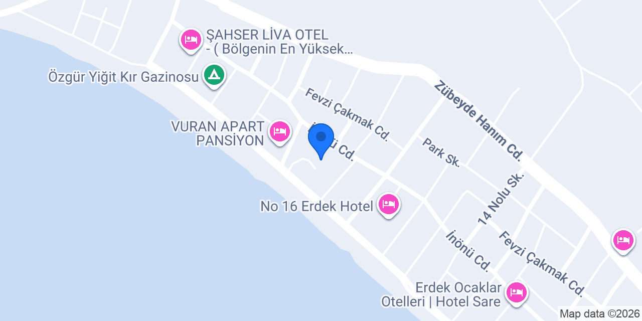 karataş apart otel konumu