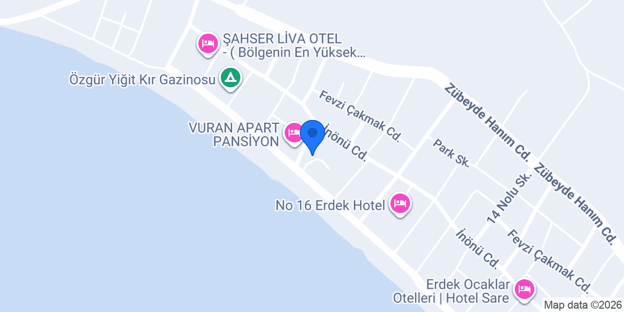 karataş pansiyon konumu