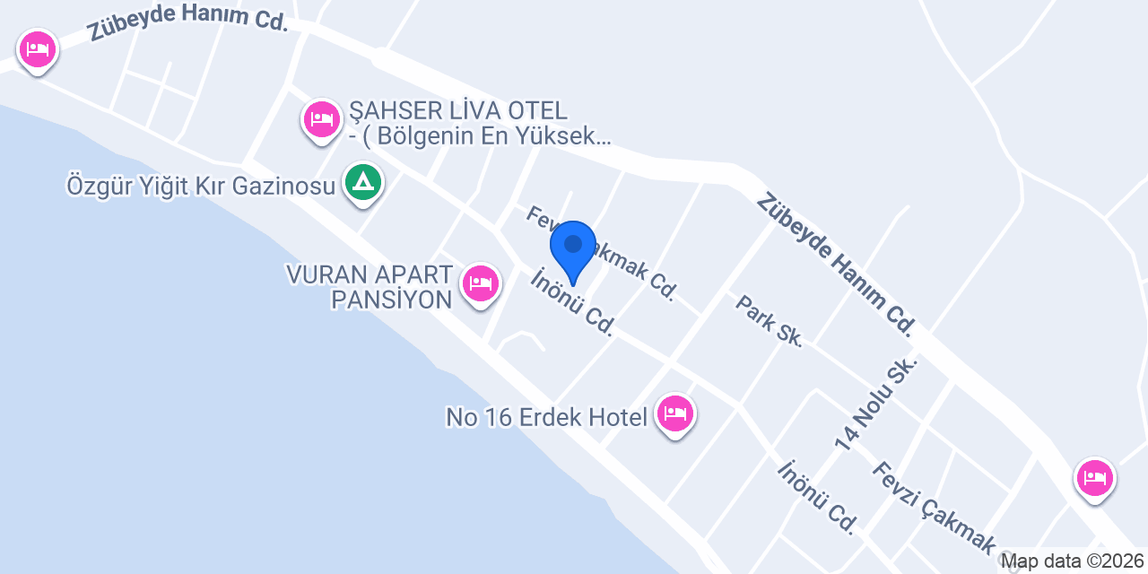 Beyza Apart Pansiyon konumu