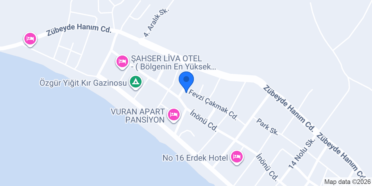 İpek Pansiyon konumu