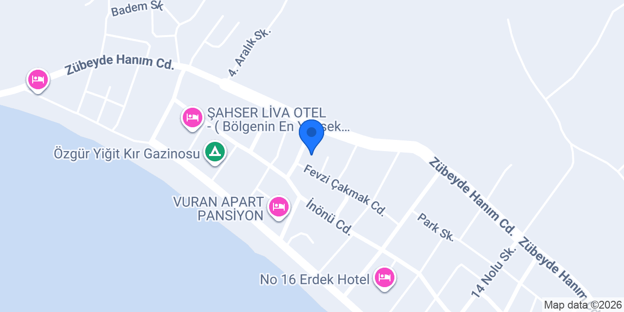 Esenkal Pansiyon konumu