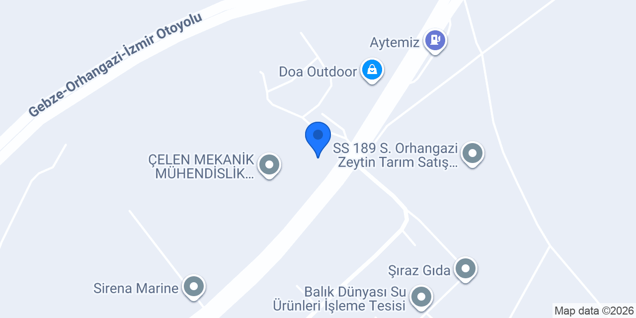 CLN Endüstriyel Mekanik konumu