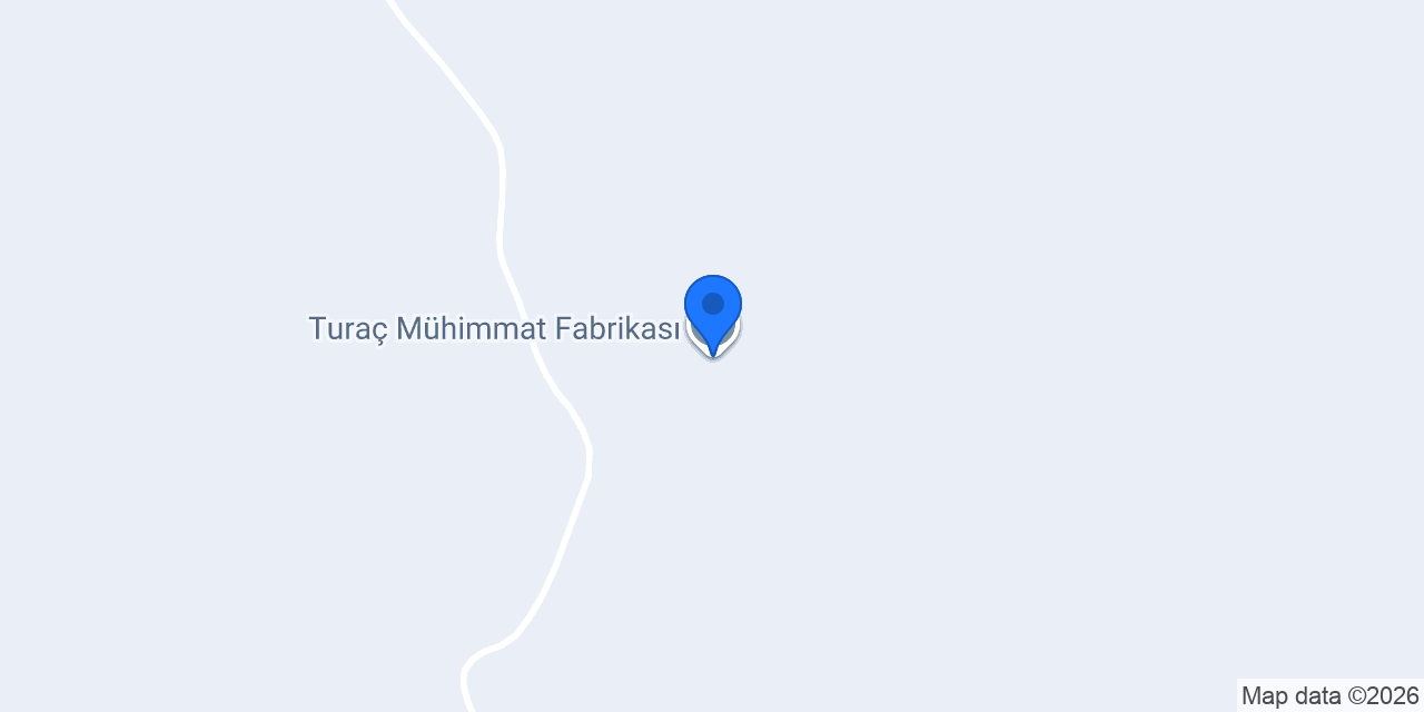Turaç Mühimmat Fabrikası konumu