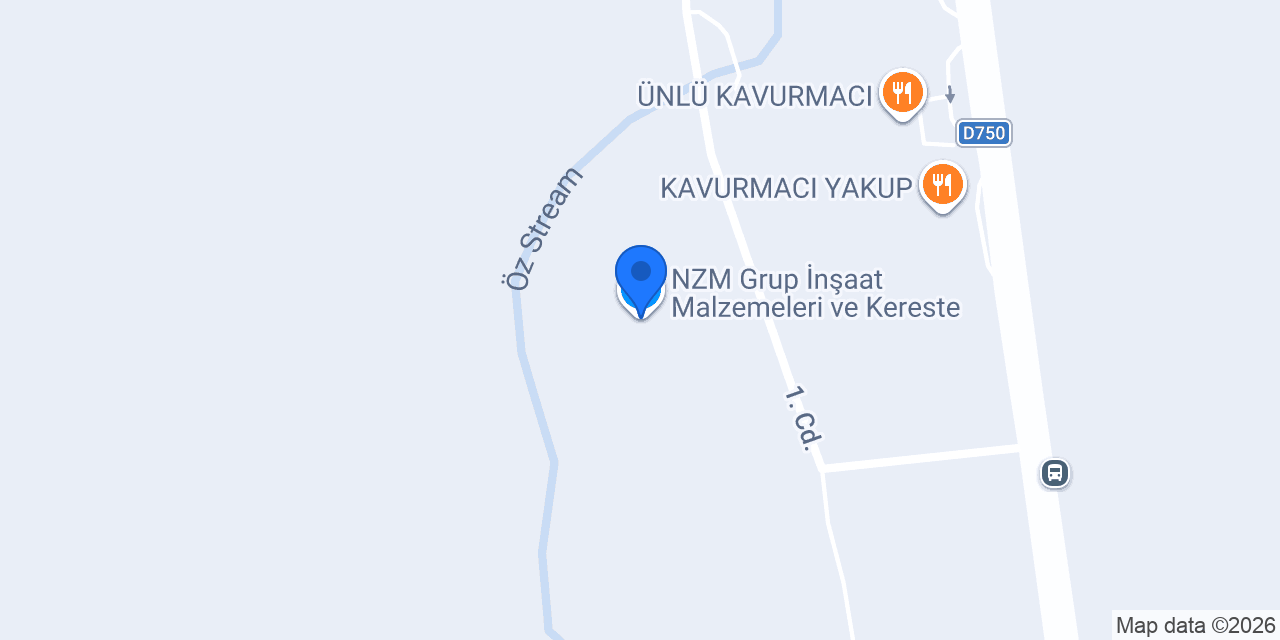 NZM Grup İnşaat Malzemeleri ve Kereste konumu
