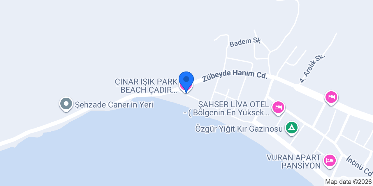 Çınar's beach&camping konumu