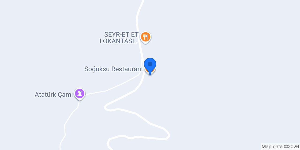 Soğuksu Restaurant konumu