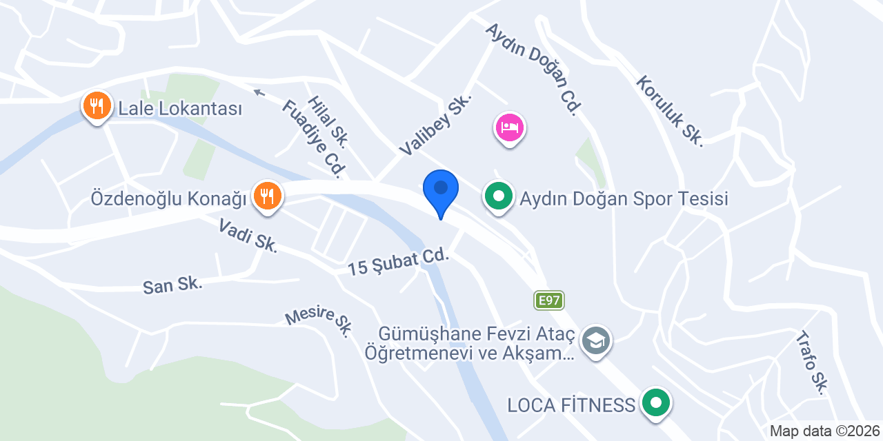 ÖzserNeo Sigorta Gümüşhane Şubesi konumu