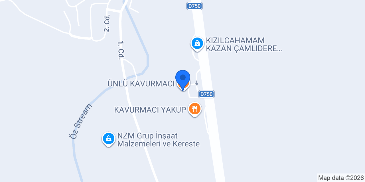 ÜNLÜ KAVURMACI konumu