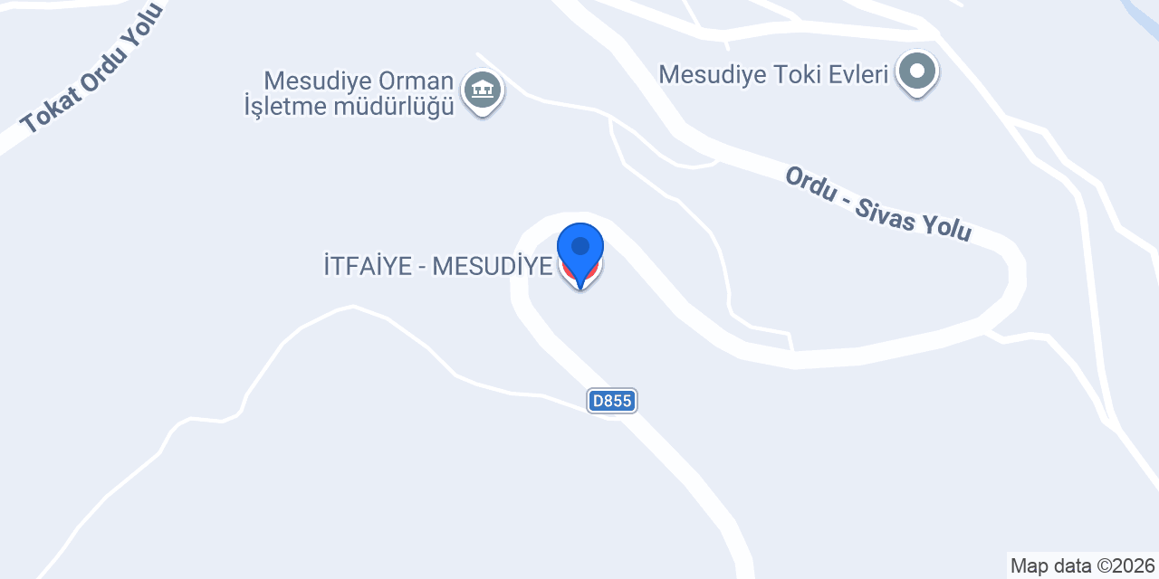 İTFAİYE - MESUDİYE konumu