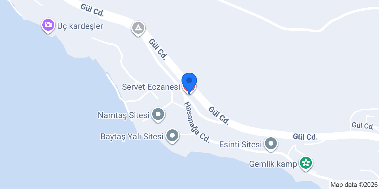 Servet Eczanesi konumu