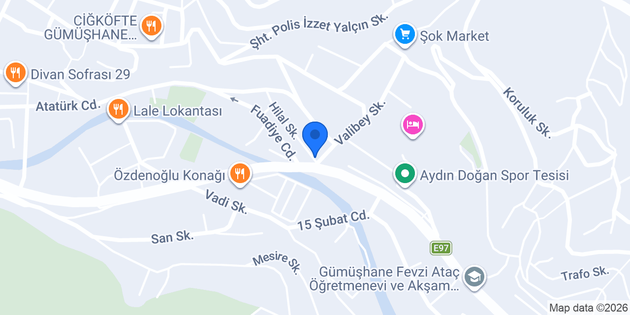 Gümüşhane viola pastry art konumu
