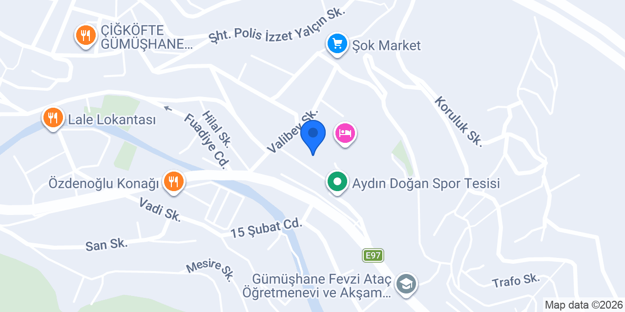 Gümüşhane Barosu konumu