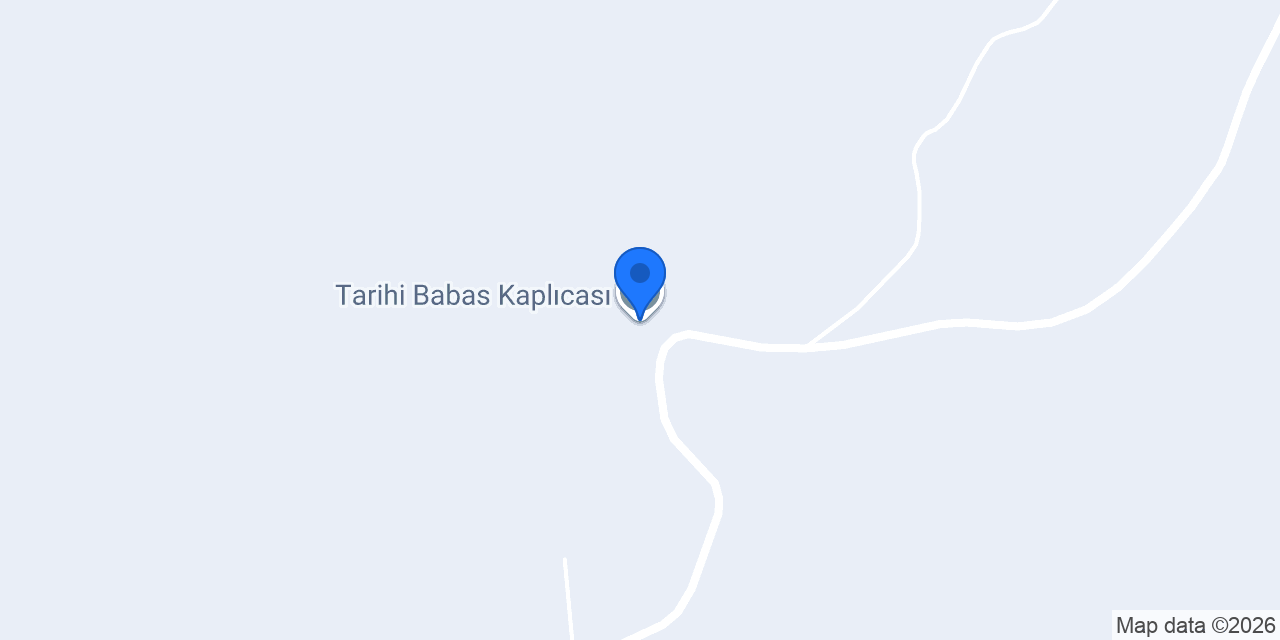 Tarihi Babas Kaplıcası konumu