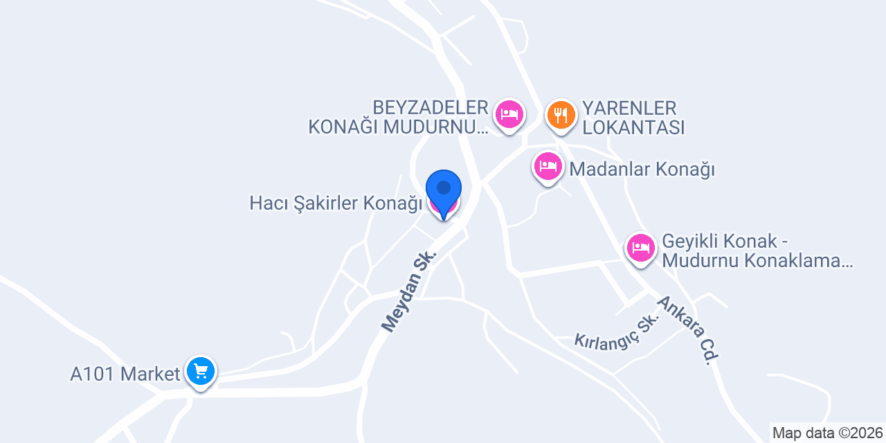Hacı Şakirler Konağı konumu