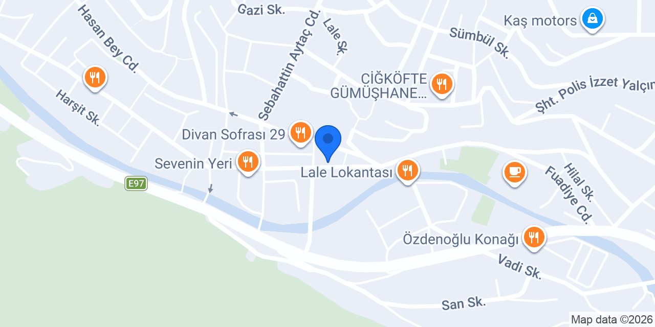 GÜMÜŞHANE ÇİÇEKÇİM konumu