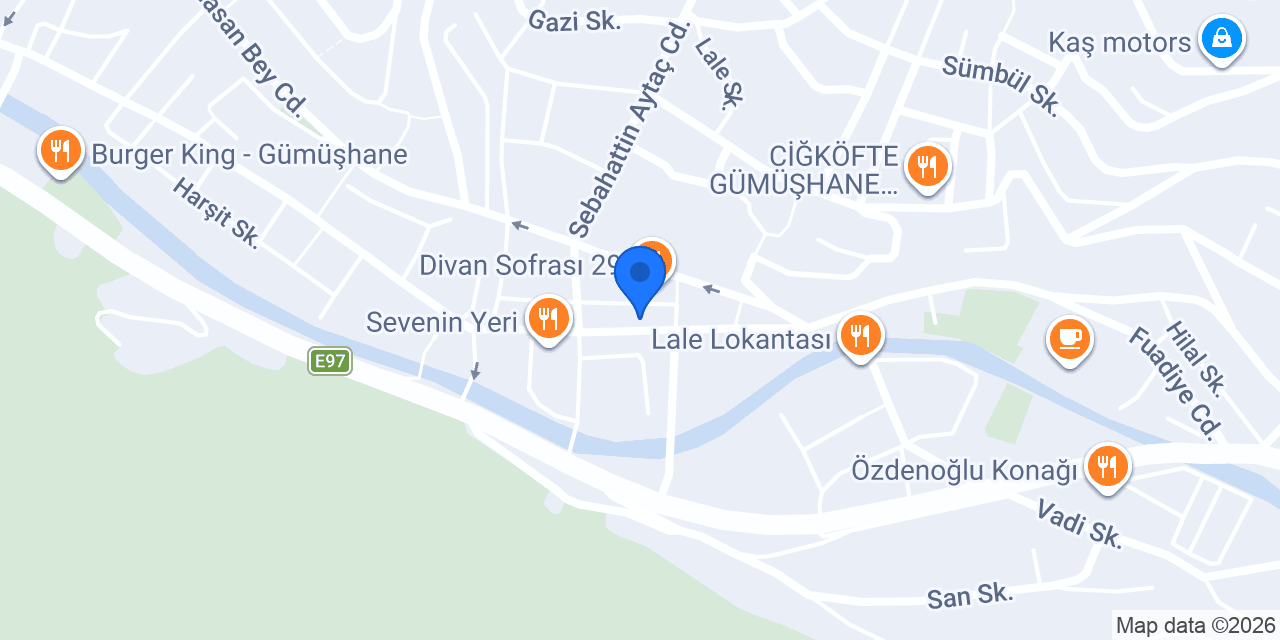 Eczane Merkez konumu