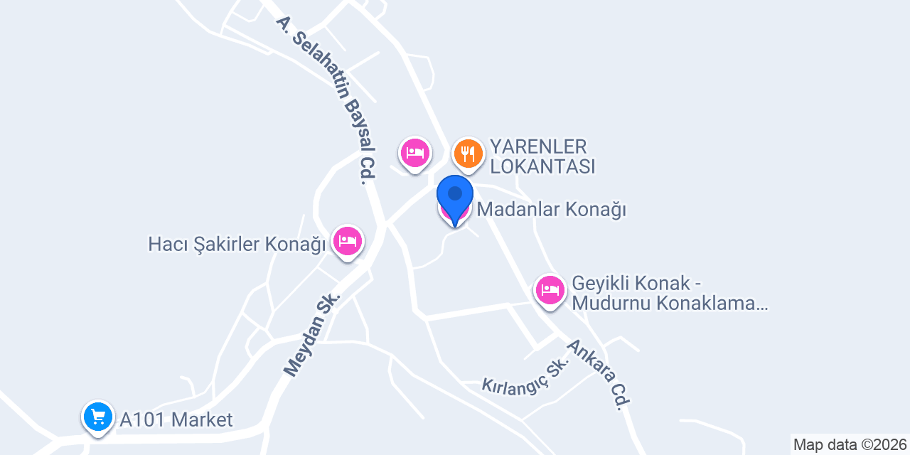 Madanlar Konağı konumu
