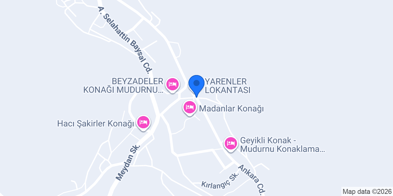 Mudurnu İlçe Seçim Kurulu Başkanlığı konumu
