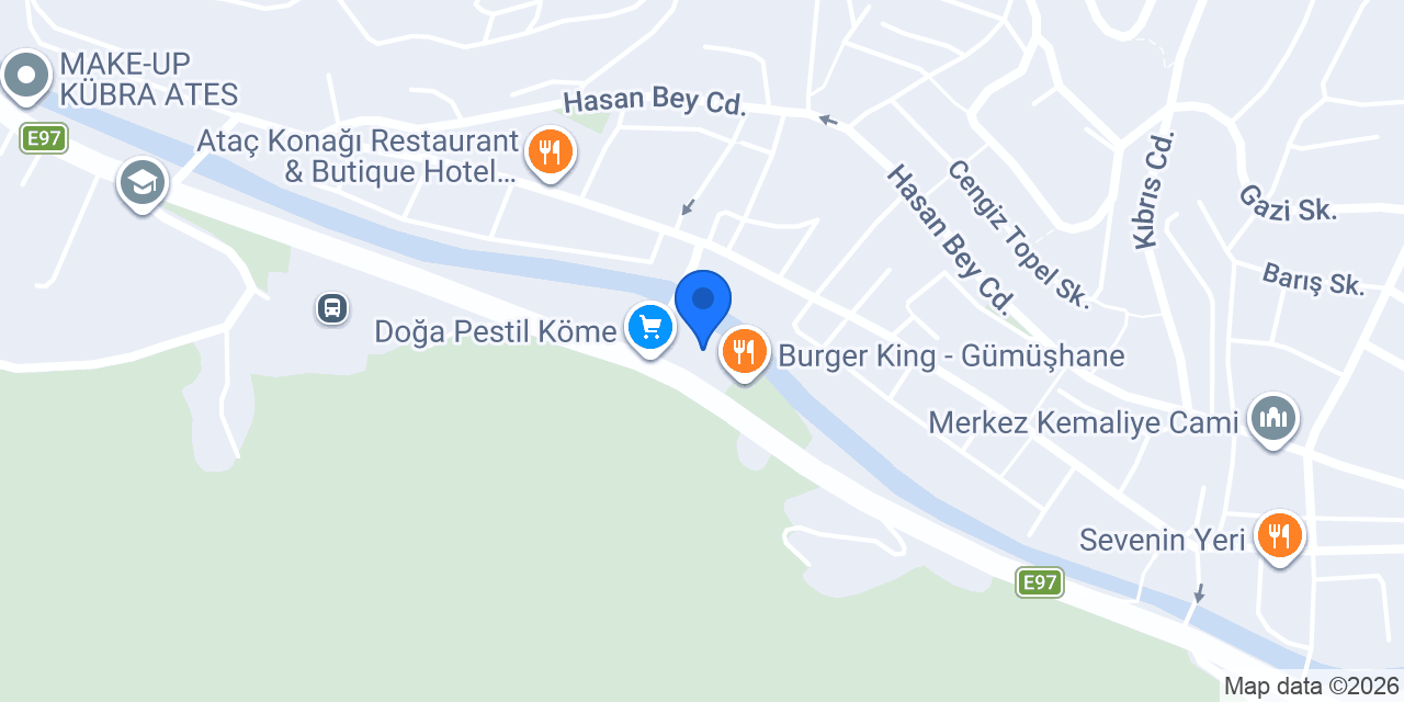 Gümüşhane Final Okulları Kampüsü konumu