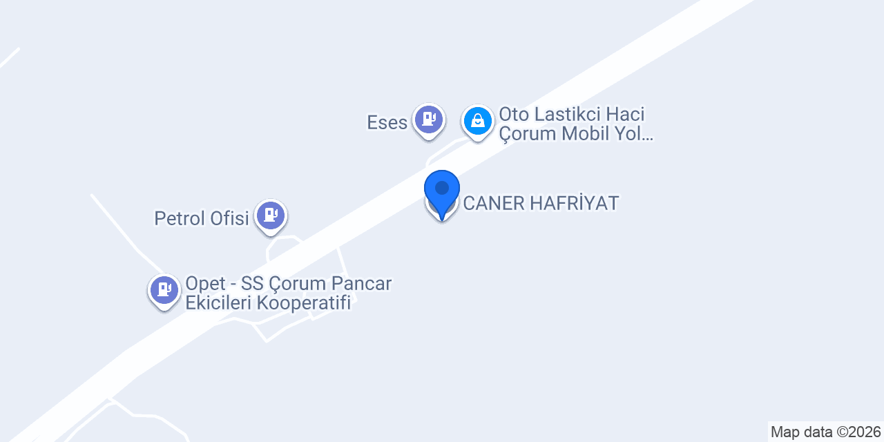 CANER HAFRİYAT konumu
